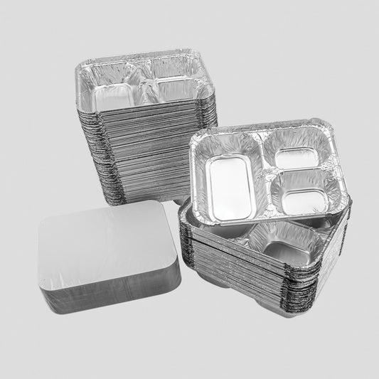 3CP Combo Container with Paper Lid 2217 - 250pcs