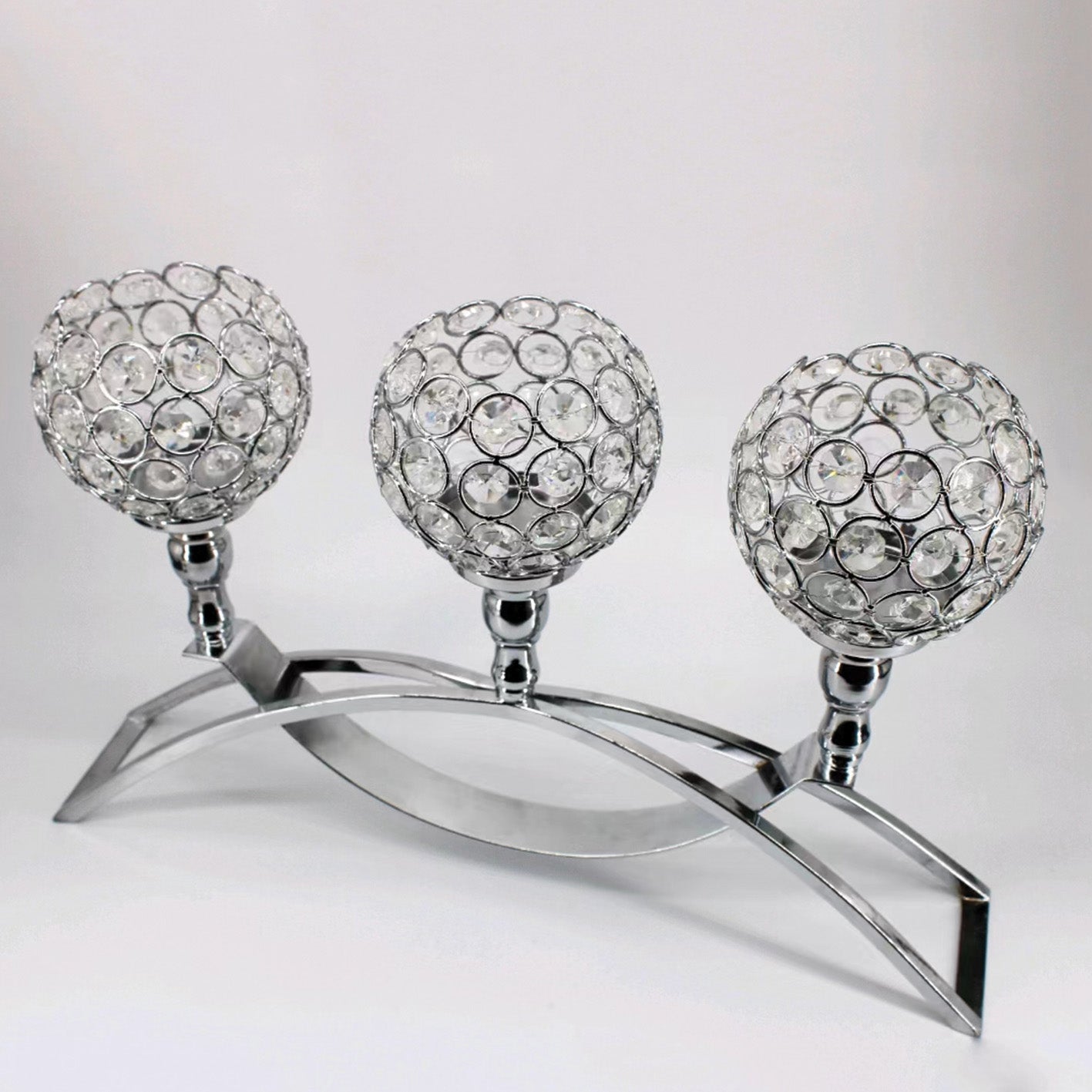 Crystal Candle Holders - 34216-11