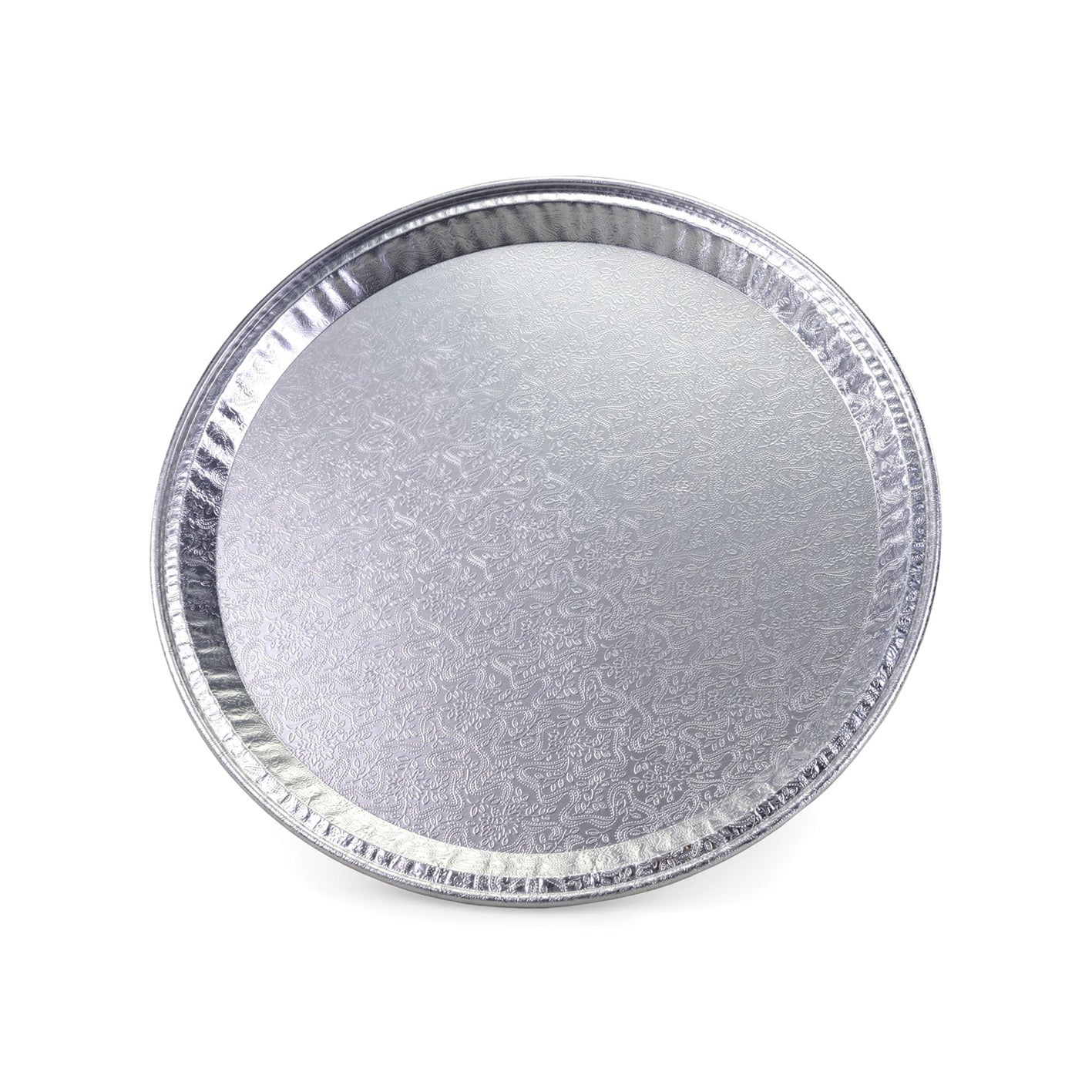 Round Aluminum Foil Plate 12 inch 307mm x 17mm - 34724-12 - 50pcs