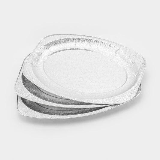 Aluminum Foil Oval Plate Medium - 48pcs
