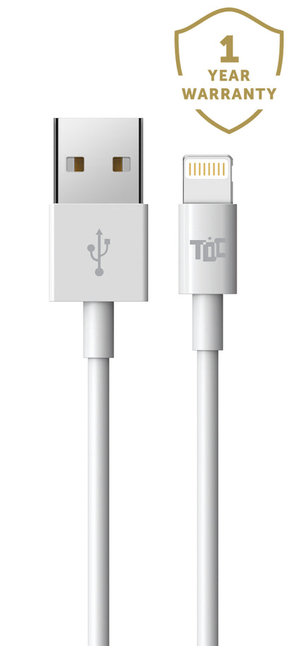TDC USB A TO LIGHTNING 1M CABLE PACK OF 50